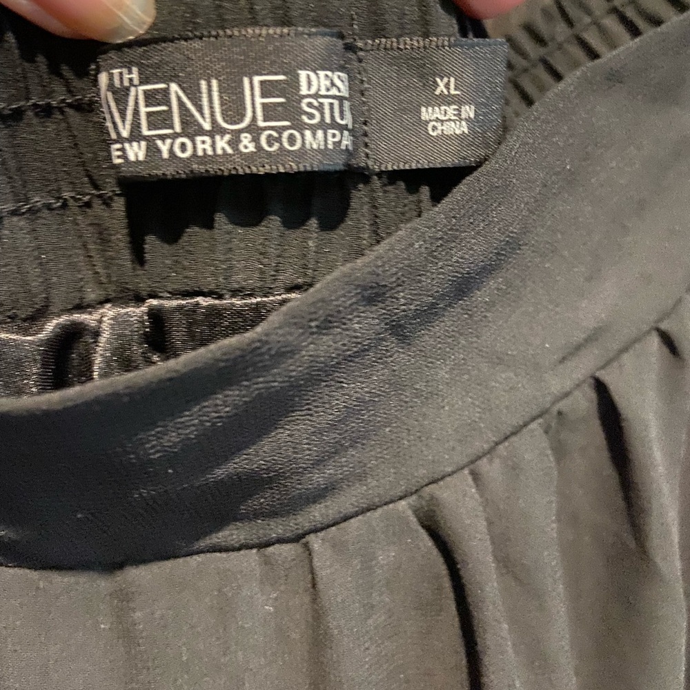 New York & Company Black and White Maxi Skirt - Picture 3 of 5